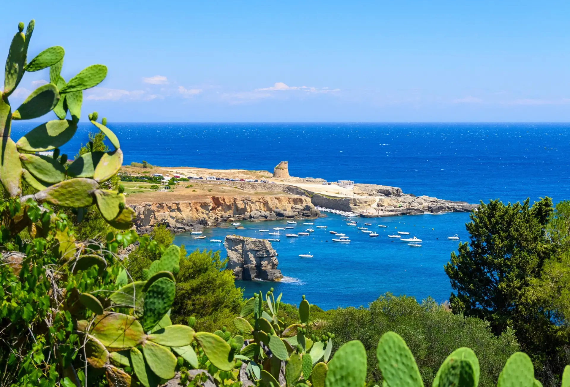 Baia di Porto Miggiano vista dal Camping La Scogliera