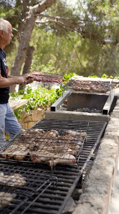 Area barbecue in muratura